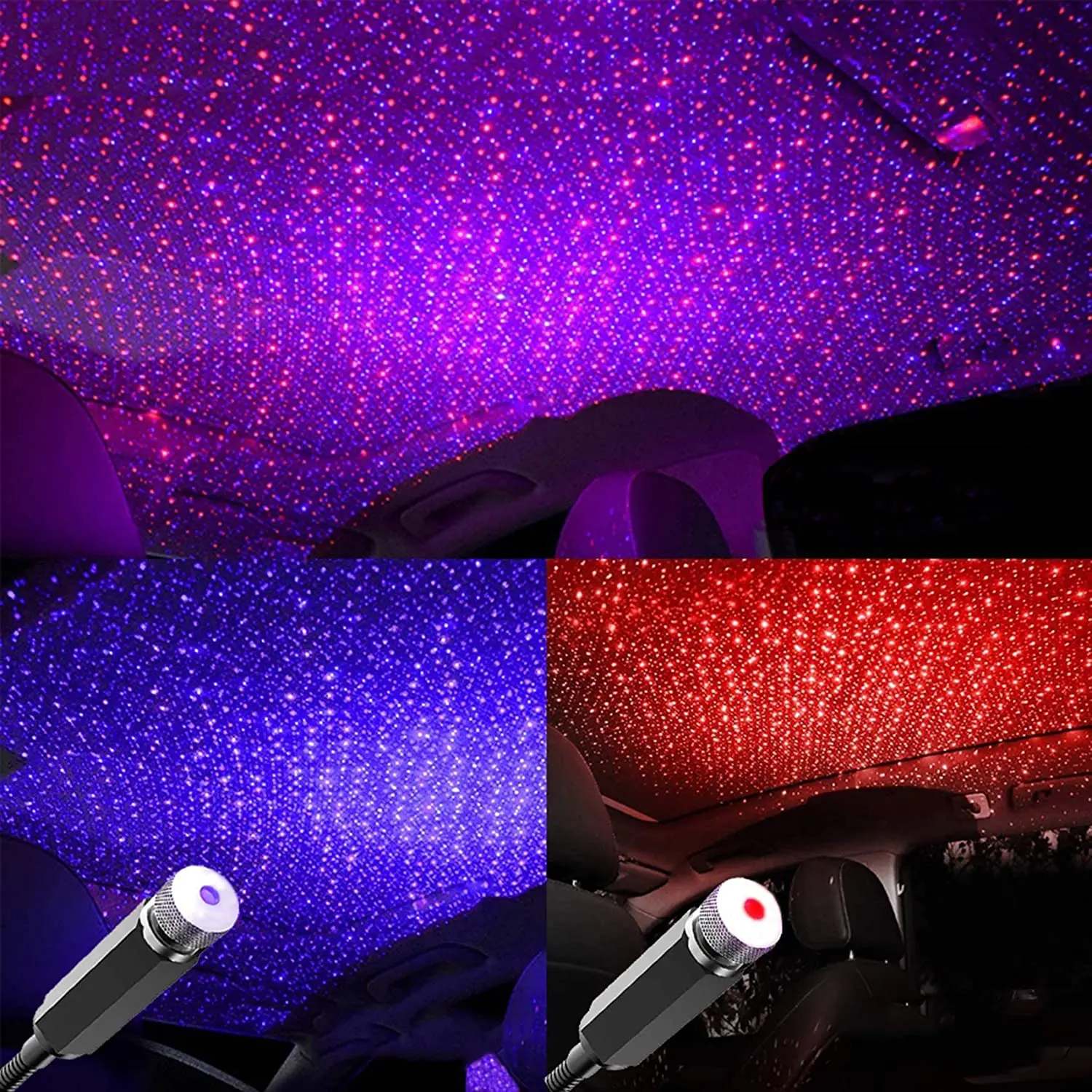 Star Projector Night - مصباح ليلي رومانسي بتقنية LED لسماء