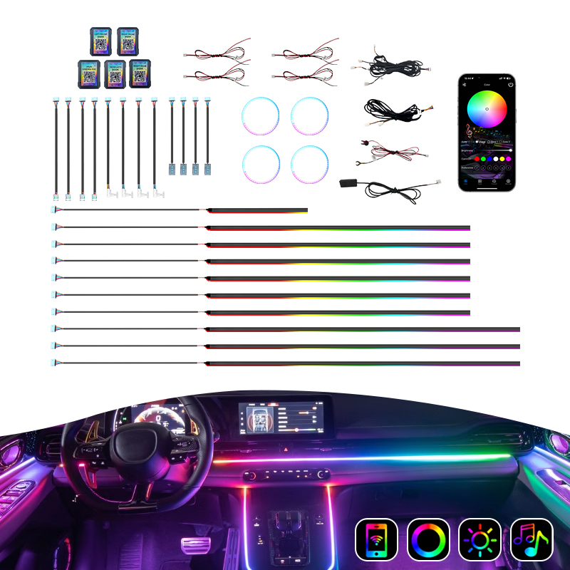 Ambient Led Strip - طقم إضاءة محيطة للسيارة الأكثر مبيعًا
