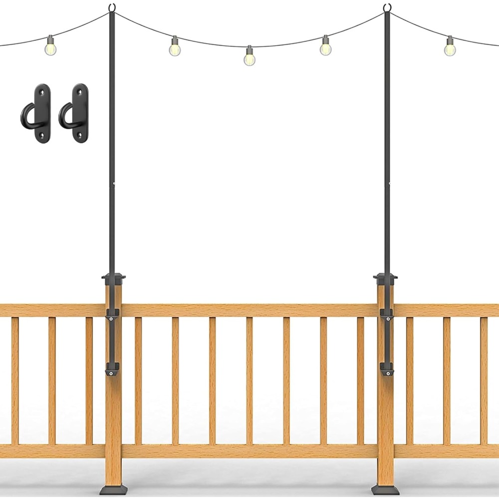 String Light Outdoor - عبوتان من أقطاب إضاءة الخيط -