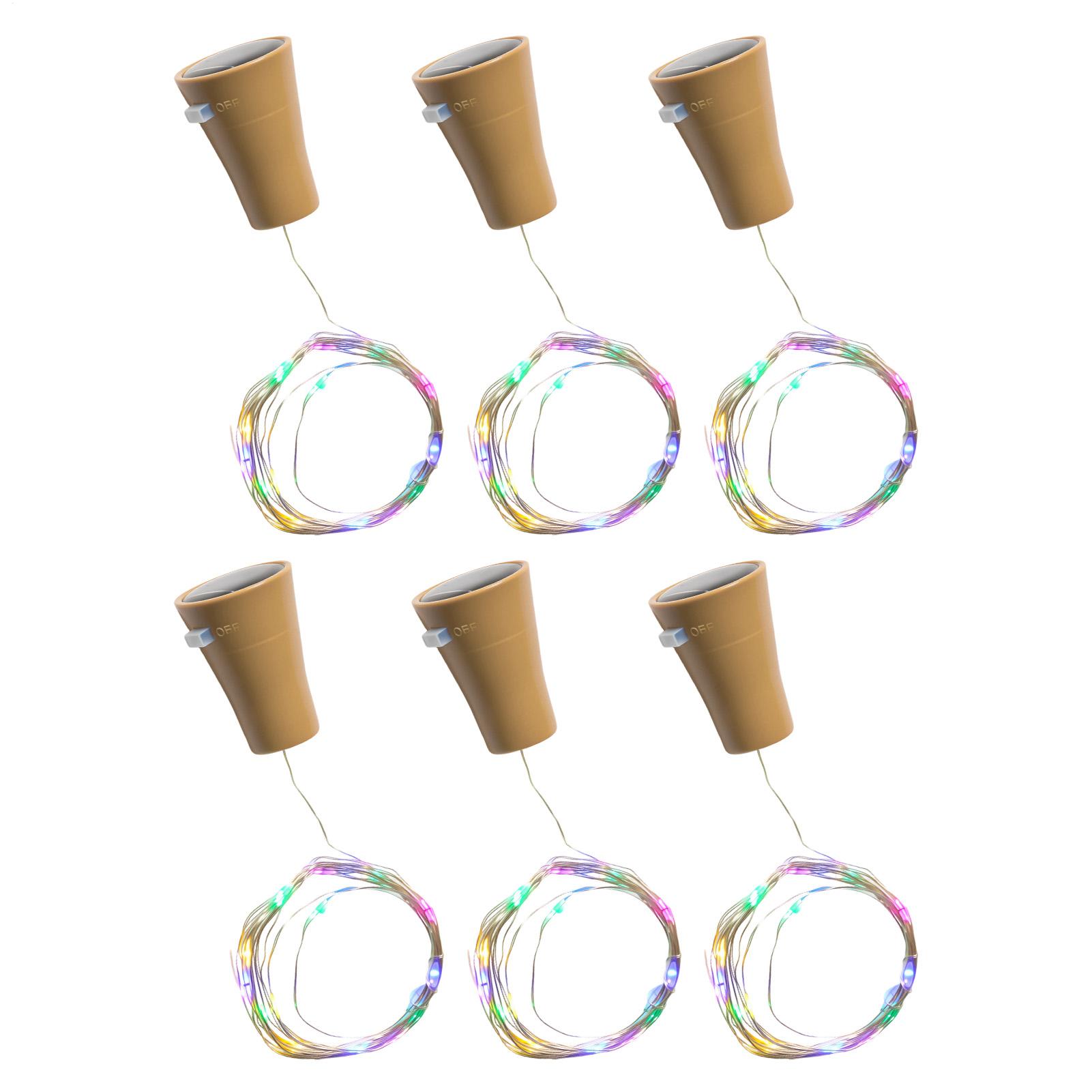 String Light Outdoor - أضواء زجاجات النبيذ الشمسية LED المقاومة