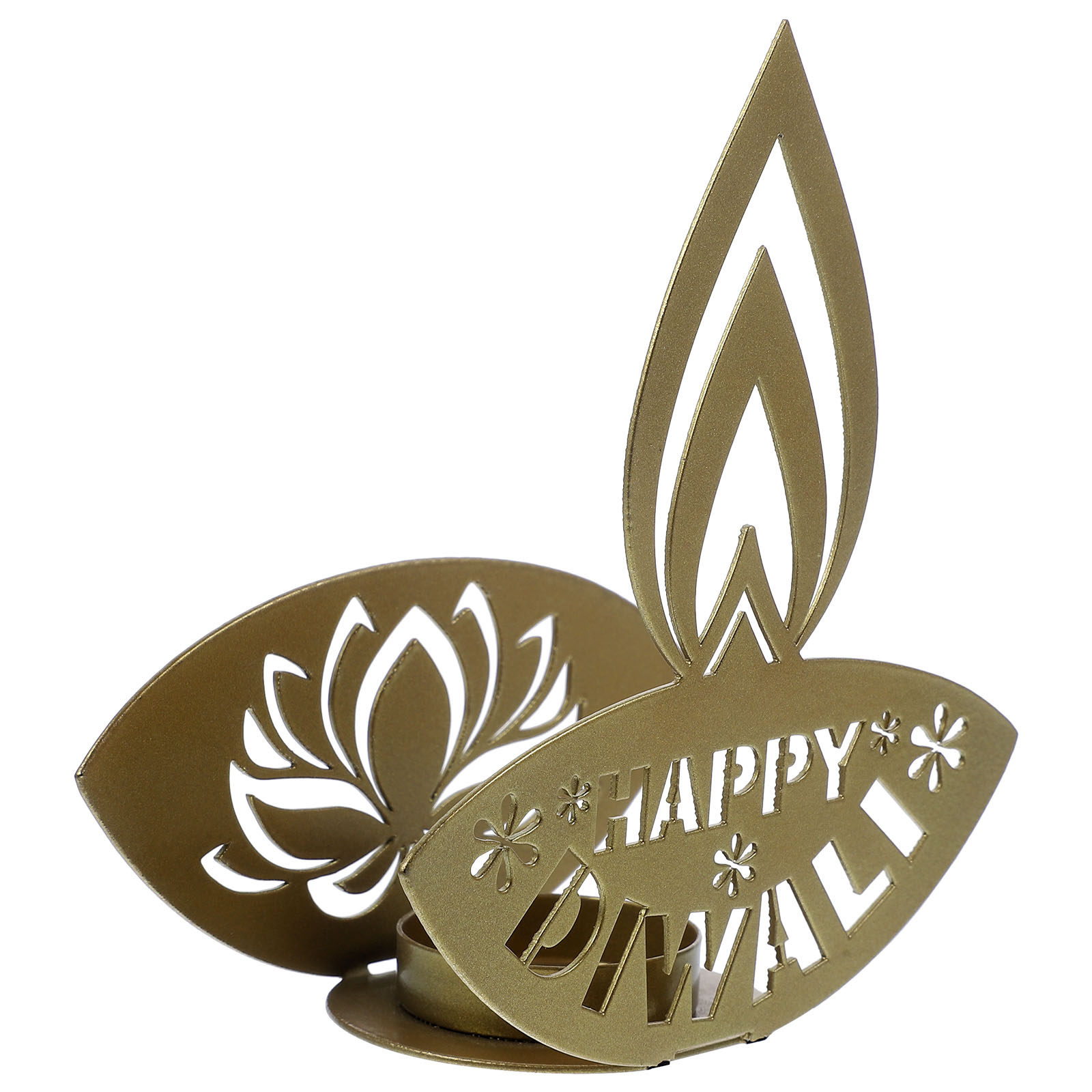 Lighting Decoration For Diwali - حامل شموع حديدي فاخر للديكور في