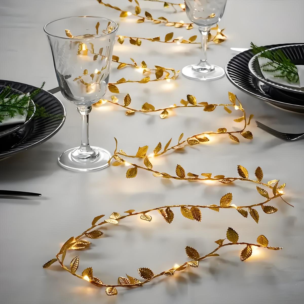 Lighting Decoration For Diwali - أضواء زينة ذهبية رومانسية على شكل