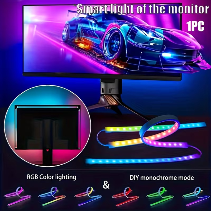 Ambient Led Strip - شريط إضاءة RGB للألعاب، إضاءة خلفية