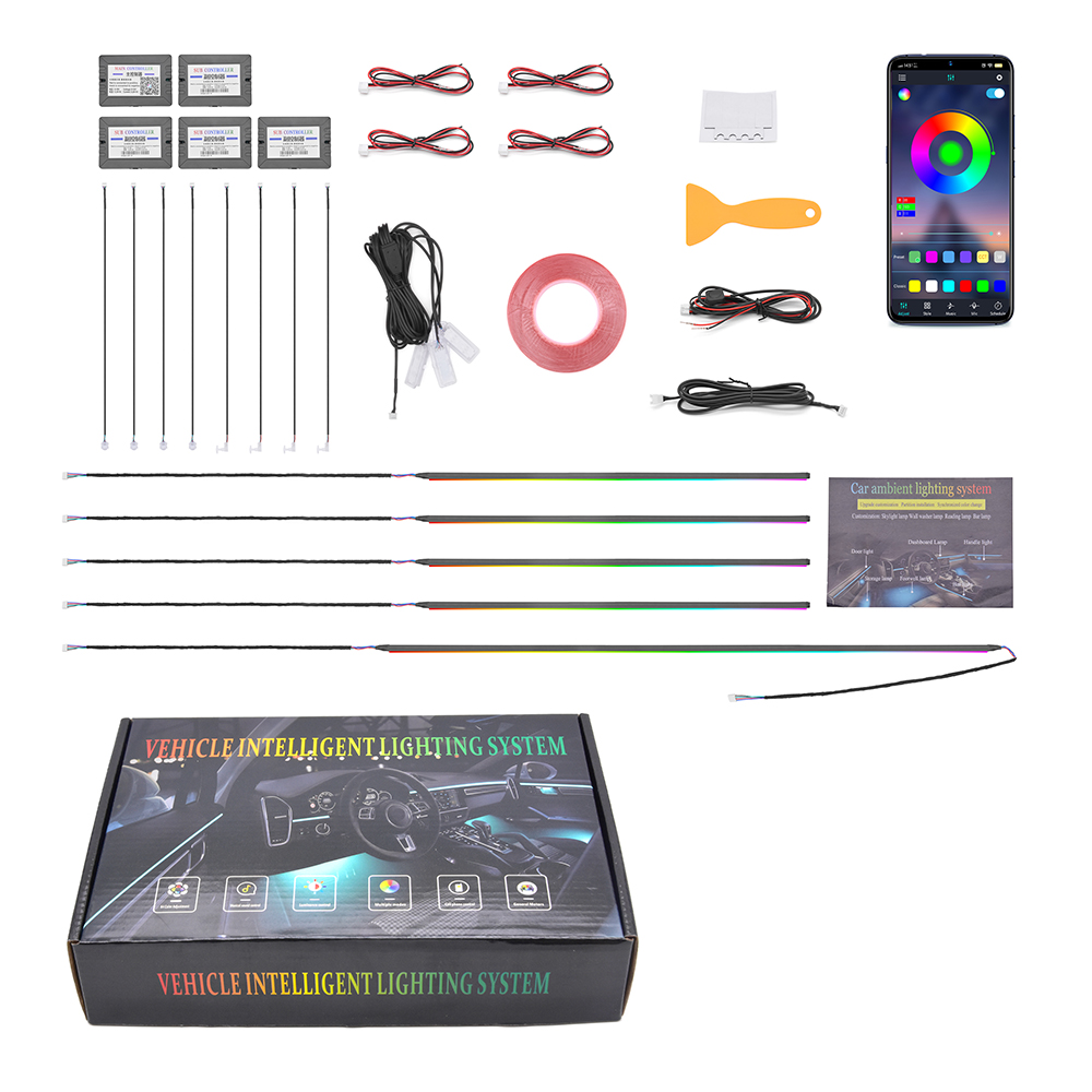Ambient Led Strip - طقم إضاءة محيطة للسيارة الأكثر مبيعًا