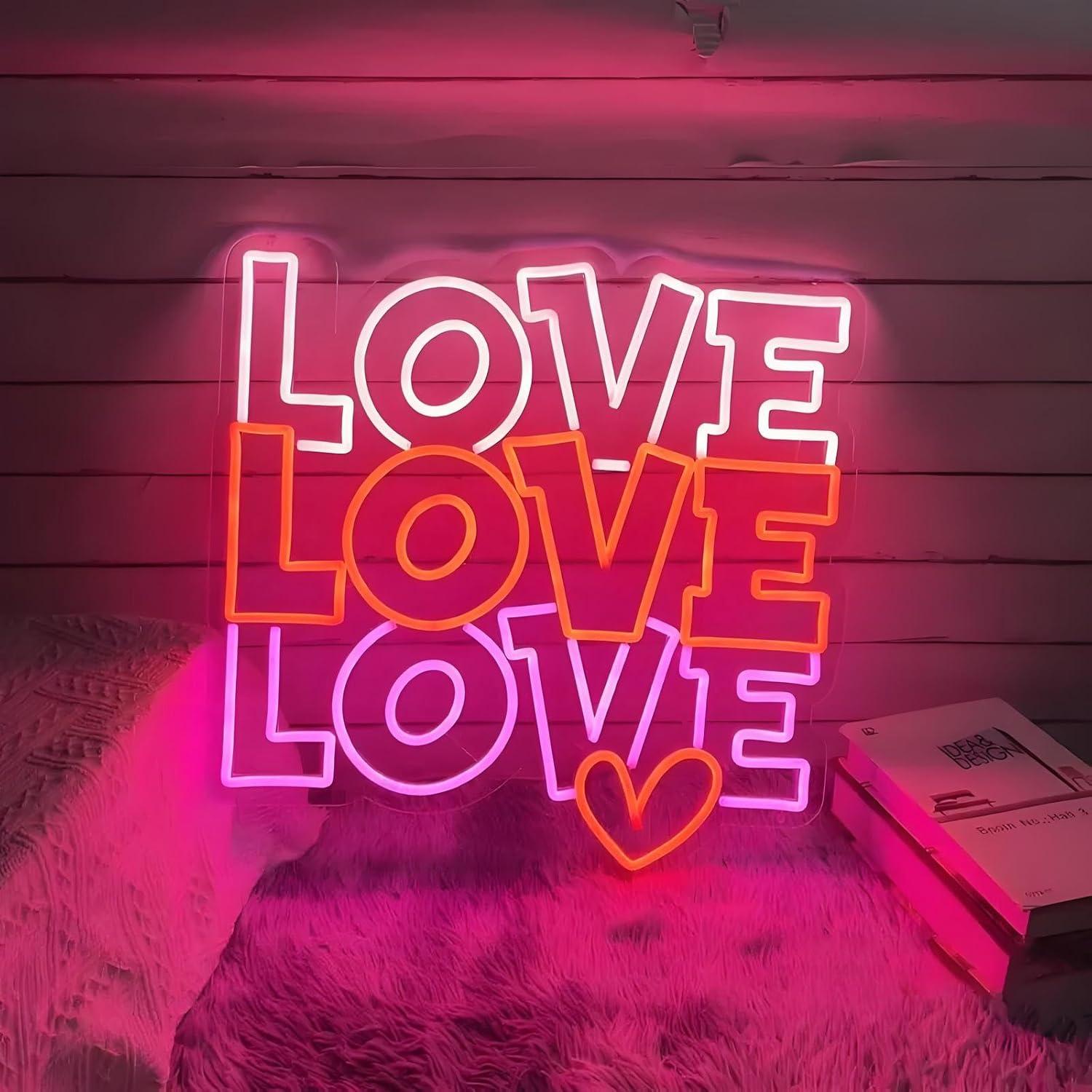Lighting Decoration Wedding - لافتة نيون على شكل كلمة 