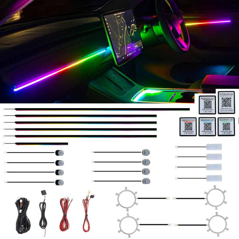 Ambient Led Strip - إضاءة محيطة مخصصة من المصنع، سهلة