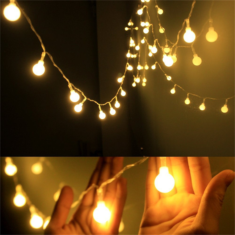 أضواء خيطية تعمل بالطاقة الشمس - مراجعة String Light Outdoor وسعره
