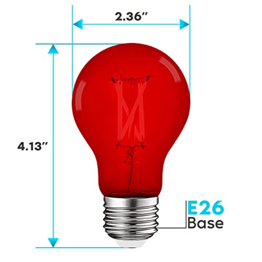مصابيح LED إديسون A19، 4.5 واط - مراجعة Lighting Decoration Outdoor وسعره