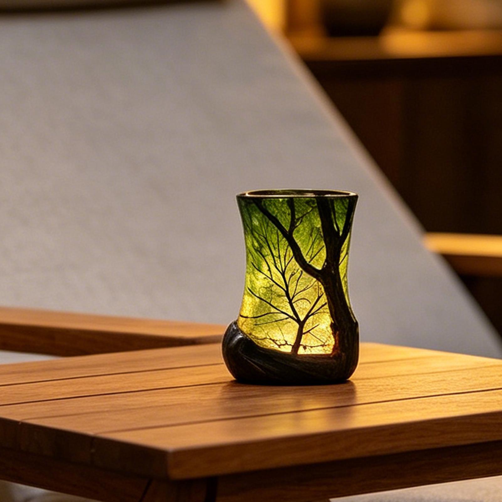 مصباح طاولة جانبي على شكل غابة - مراجعة Lighting Design Decor وسعره