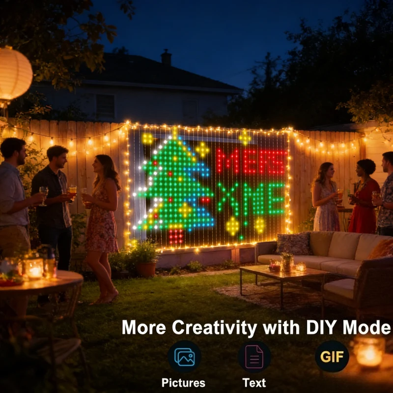 ستائر إضاءة ذكية بـ 400 مصباح  - مراجعة Lighting Decoration Wedding وسعره
