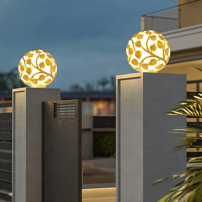 أضواء أعمدة خارجية تعمل بالطاق - مراجعة Lighting Decoration Outdoor وسعره