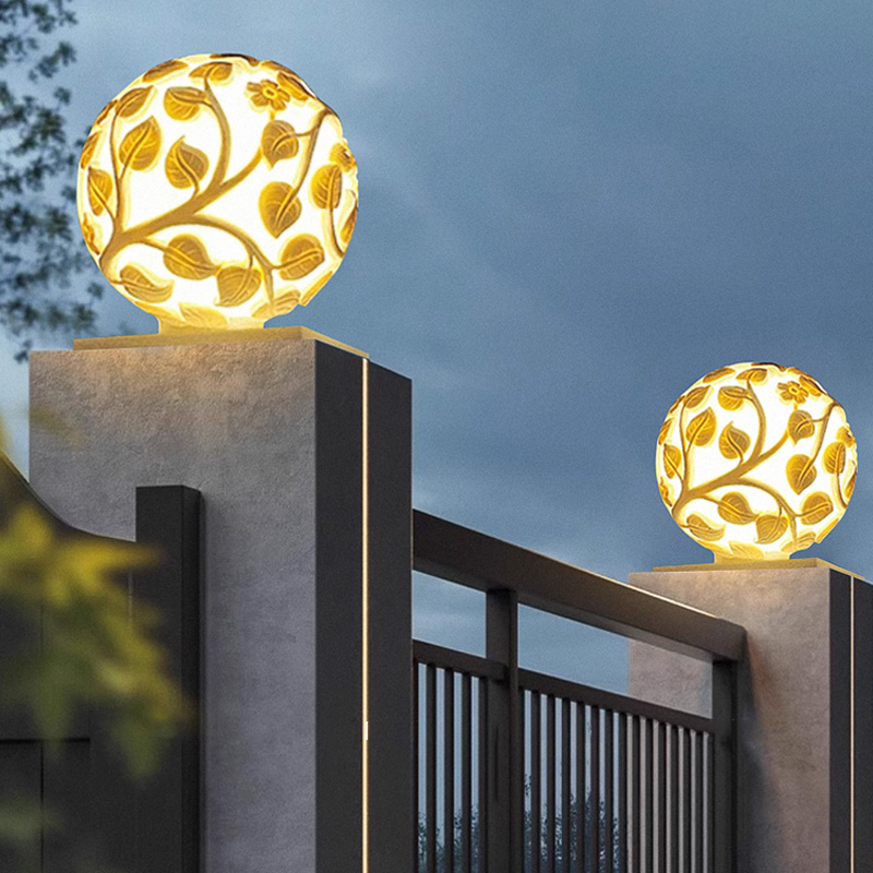 أضواء أعمدة خارجية تعمل بالطاق - مراجعة Lighting Decoration Outdoor وسعره