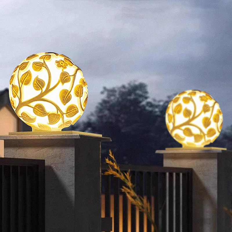 أضواء أعمدة خارجية تعمل بالطاق - مراجعة Lighting Decoration Outdoor وسعره