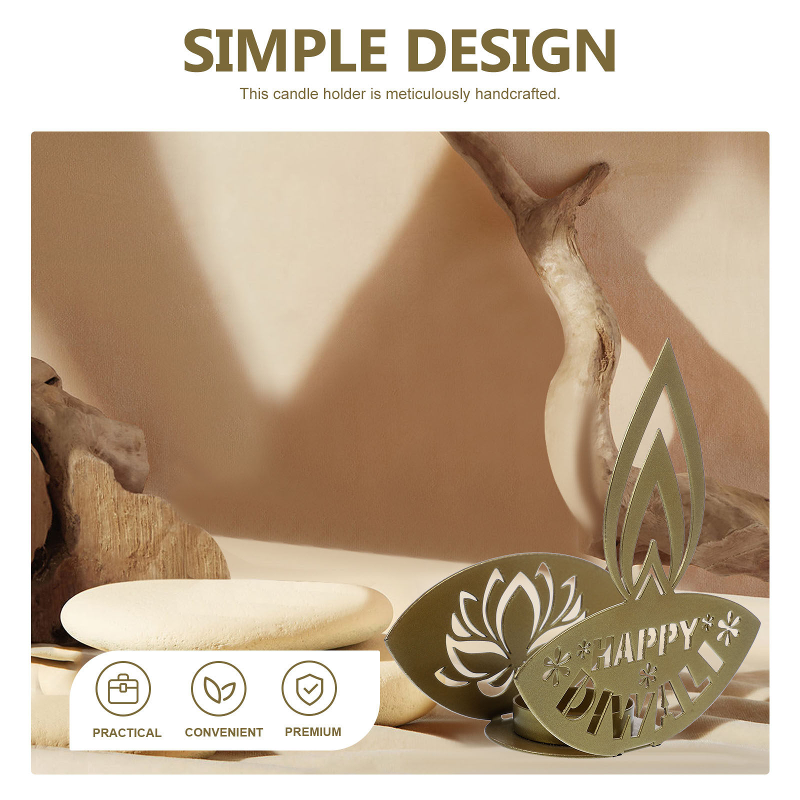 حامل شموع حديدي فاخر للديكور ف - مراجعة Lighting Decoration For Diwali وسعره
