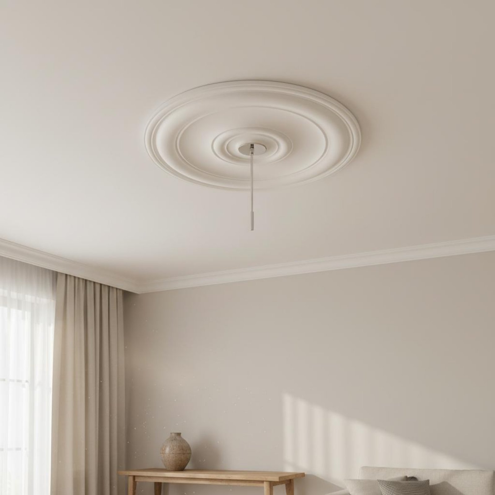 زخرفة سقف دائرية بتصميم أوروبي - مراجعة Lighting Design Decor وسعره