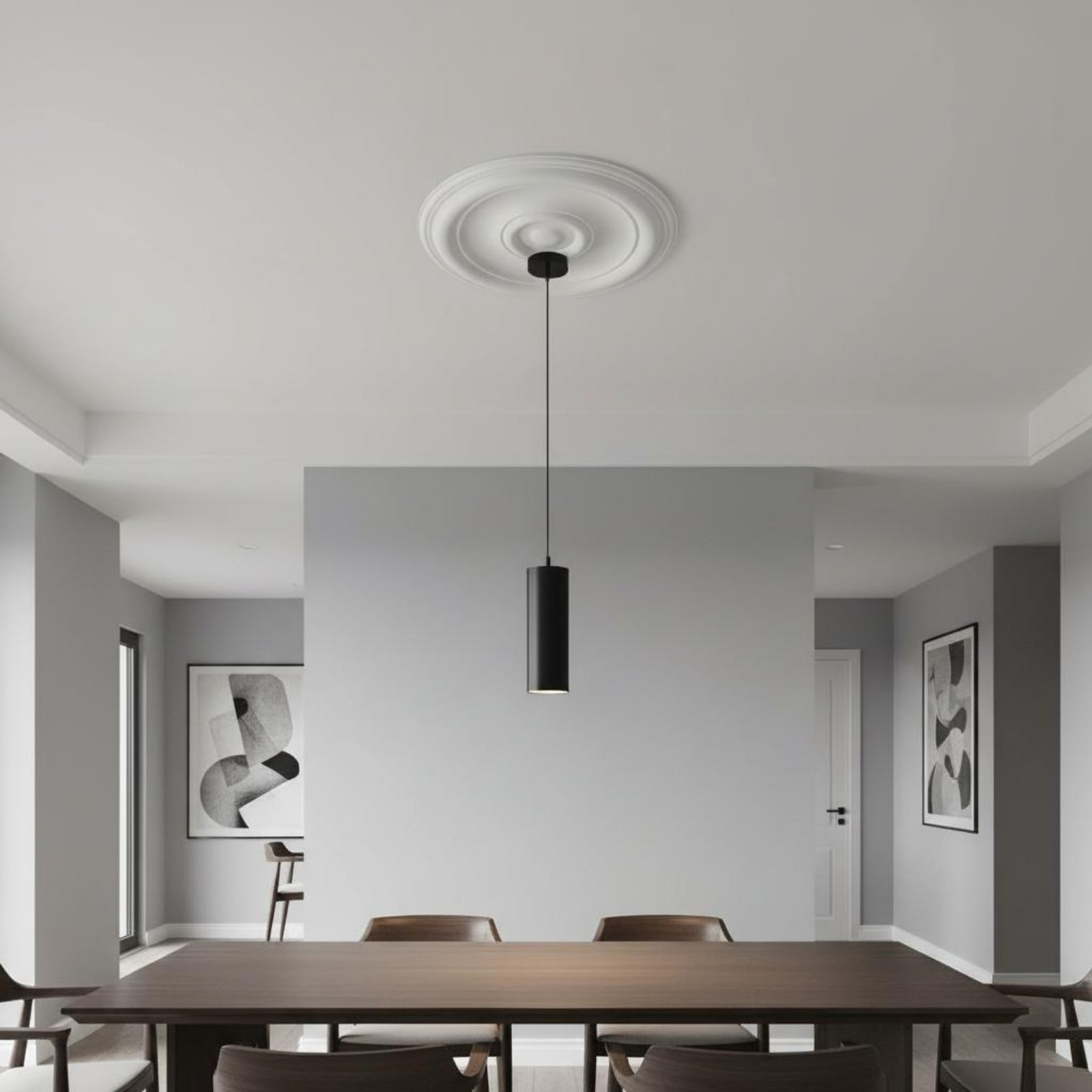 زخرفة سقف دائرية بتصميم أوروبي - مراجعة Lighting Design Decor وسعره