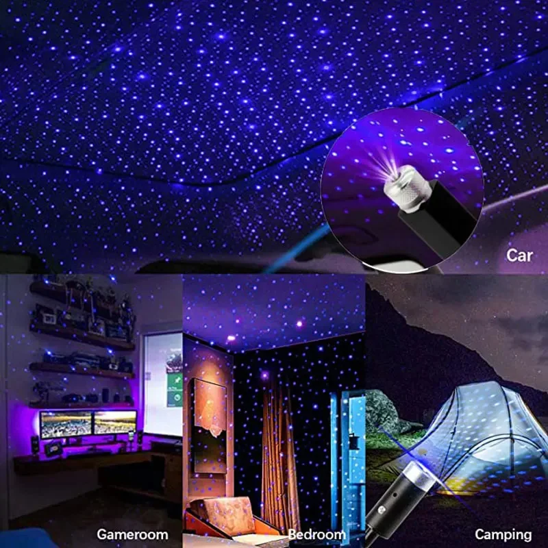 سيارة صغيرة LED ستار ليلة كشاف - مراجعة Star Projector Night وسعره