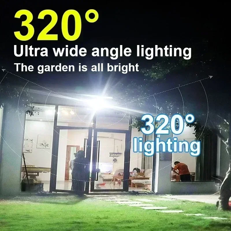 12000LM مصباح الجدار الشمسي ال - مراجعة String Light Outdoor وسعره
