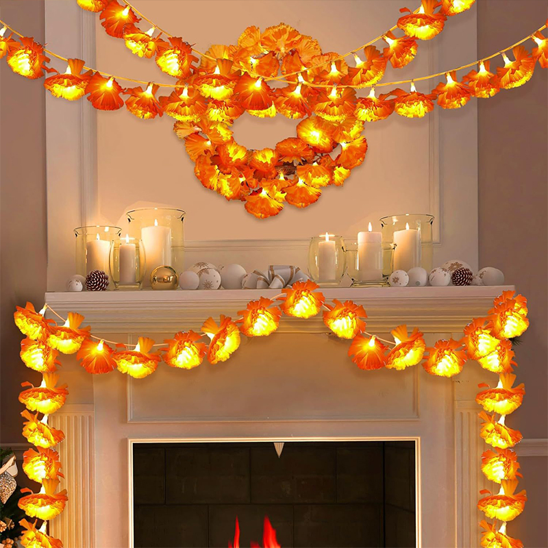 زهور صناعية قطيفة مكسيكية ، أض - مراجعة Lighting Decoration For Diwali وسعره