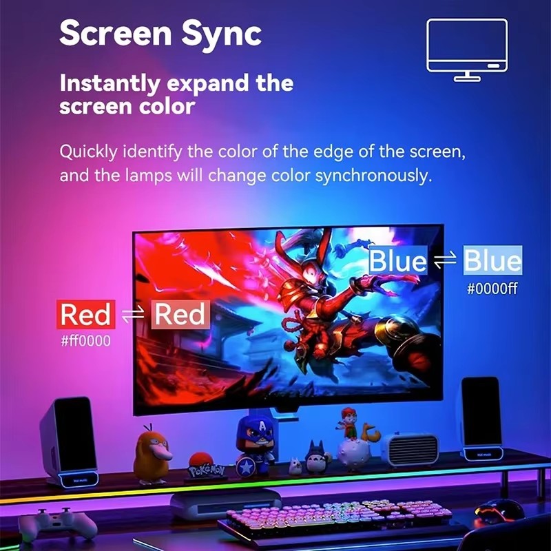 شريط إضاءة RGB للألعاب، إضاءة  - مراجعة Ambient Led Strip وسعره