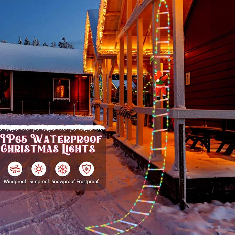 أضواء عيد الميلاد LED، سلسلة إ - مراجعة String Light Outdoor وسعره