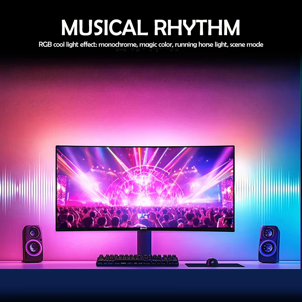 شريط إضاءة RGB للألعاب، إضاءة  - مراجعة Ambient Led Strip وسعره
