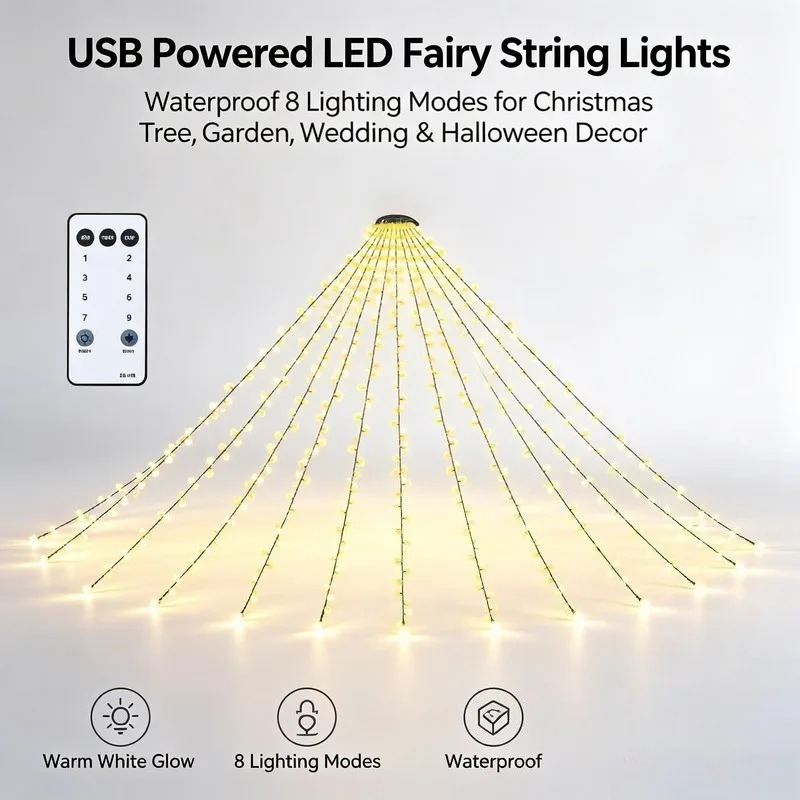 أضواء LED مقاومة للماء تعمل بـ - مراجعة Lighting Decoration Wedding وسعره