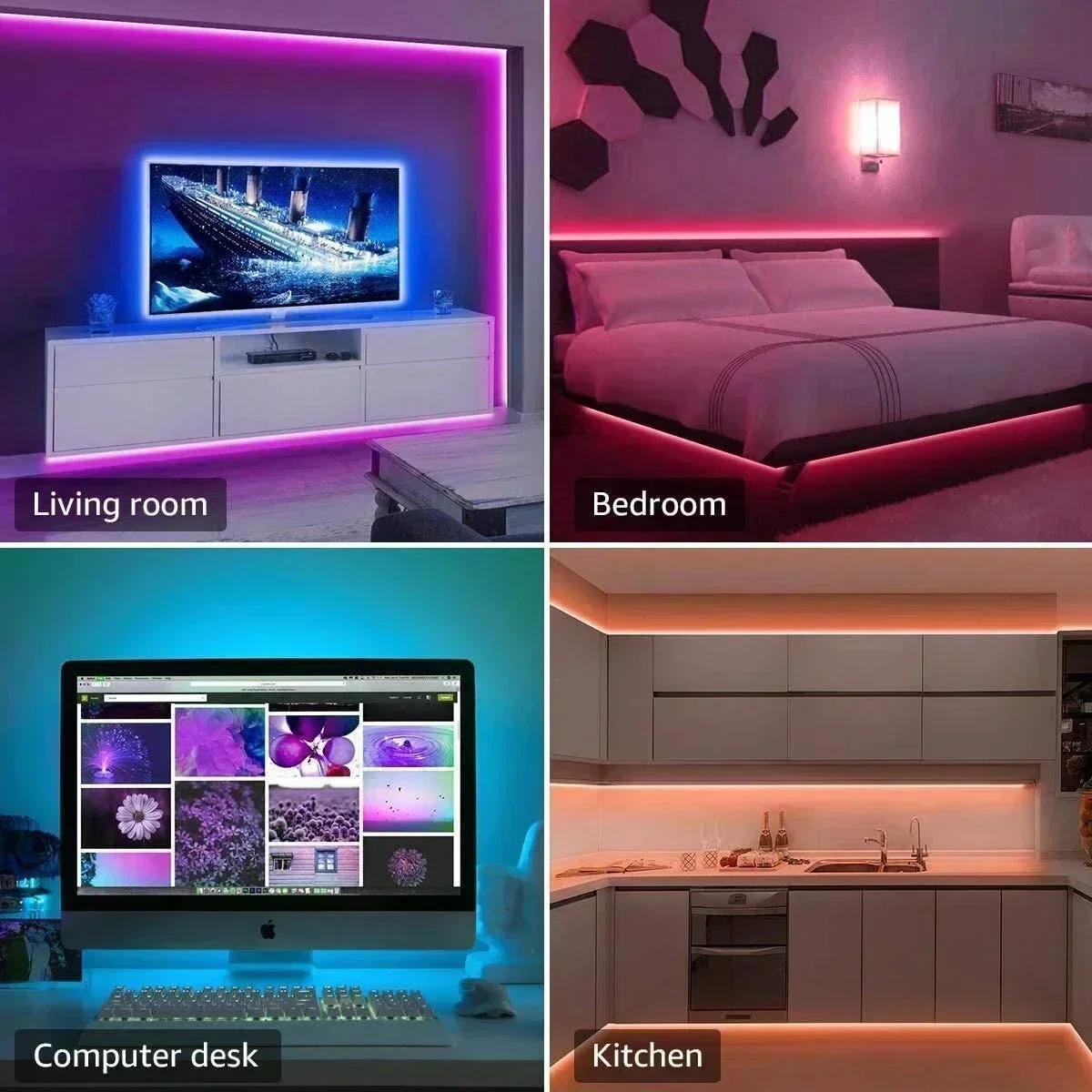 الذكية RGB LED الألعاب شرائط م - مراجعة Lighting Design Decor وسعره
