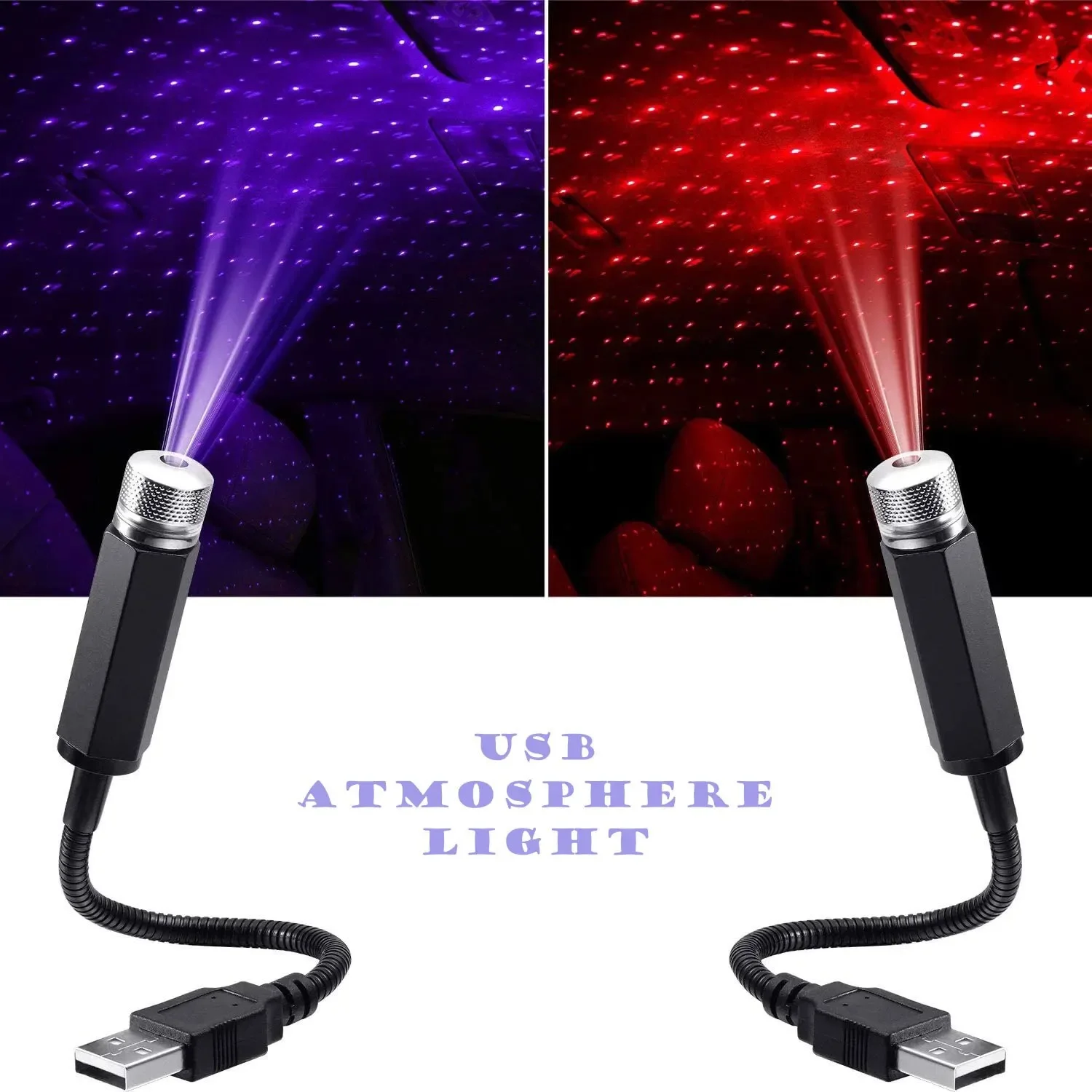 مصباح ليلي LED صغير للسيارة بت - مراجعة Star Projector Night وسعره