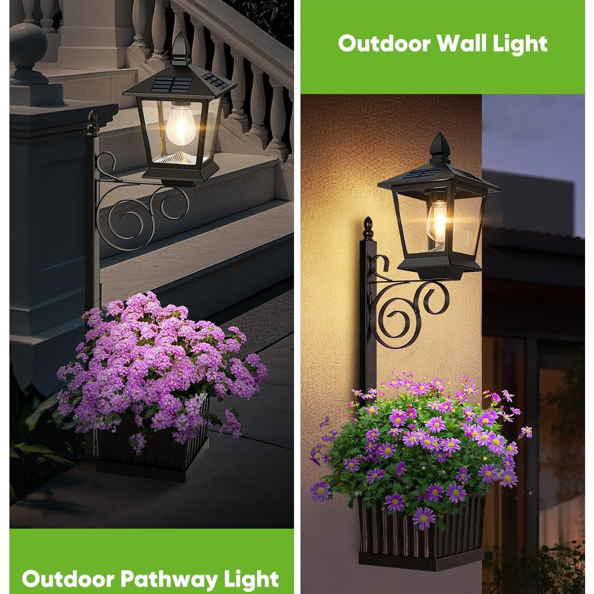 مصباح شمسي 2 في 1 مقاوم للماء  - مراجعة Lighting Decoration Outdoor وسعره