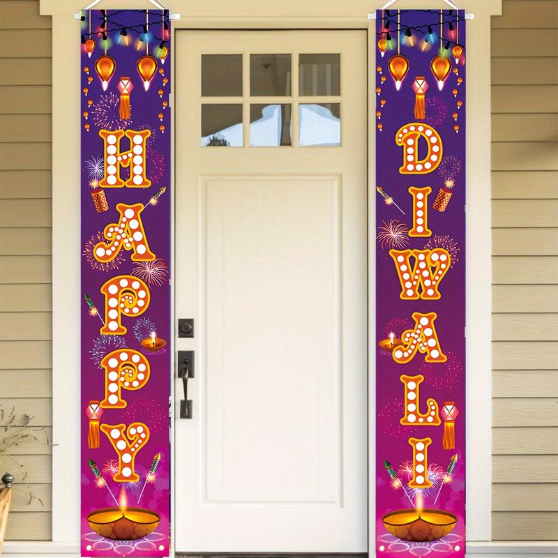 فيكاما قطعتان من لافتة الباب ل - مراجعة Lighting Decoration For Diwali وسعره