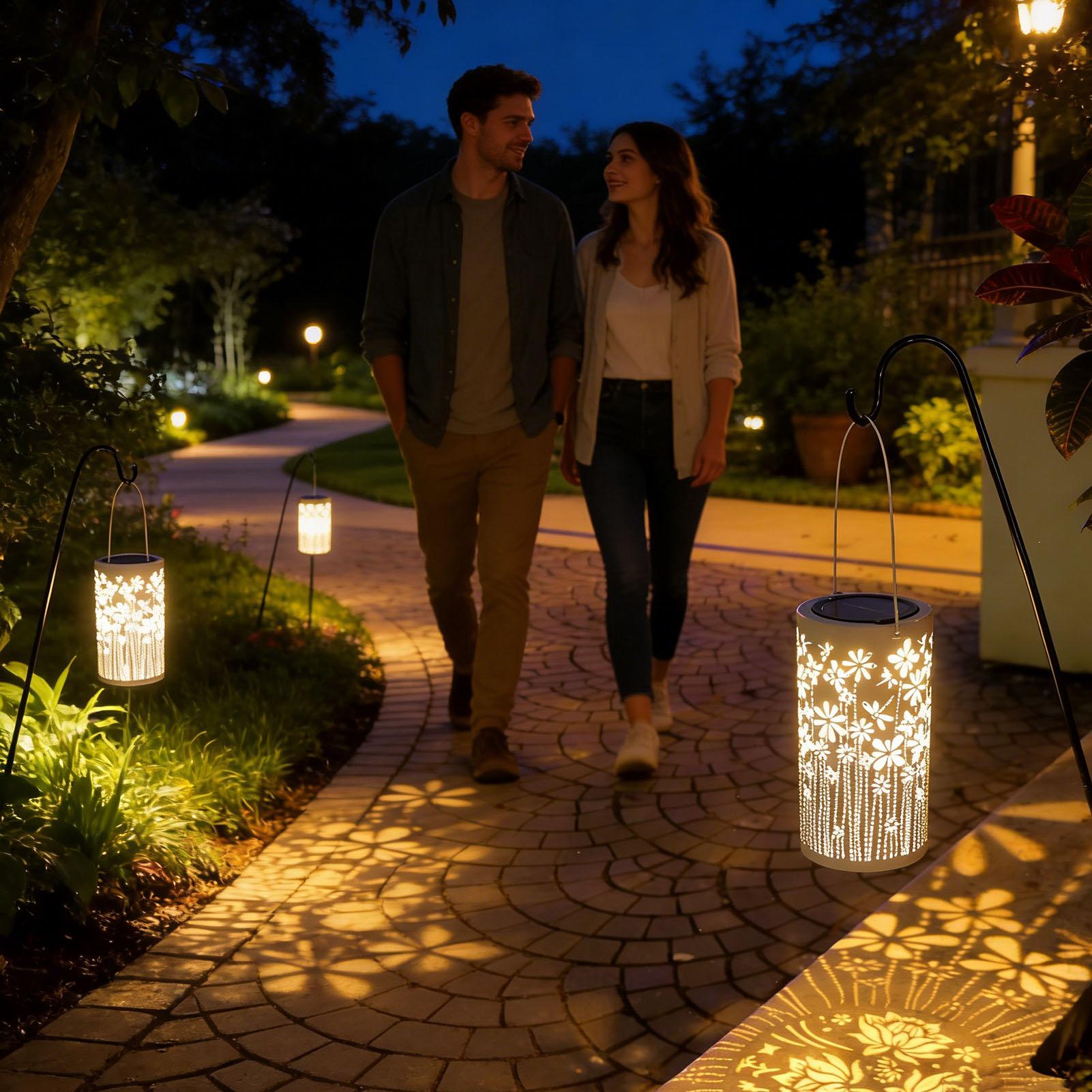 فوانيس شمسية زخرفية ملونة على  - مراجعة Lighting Decoration Outdoor وسعره