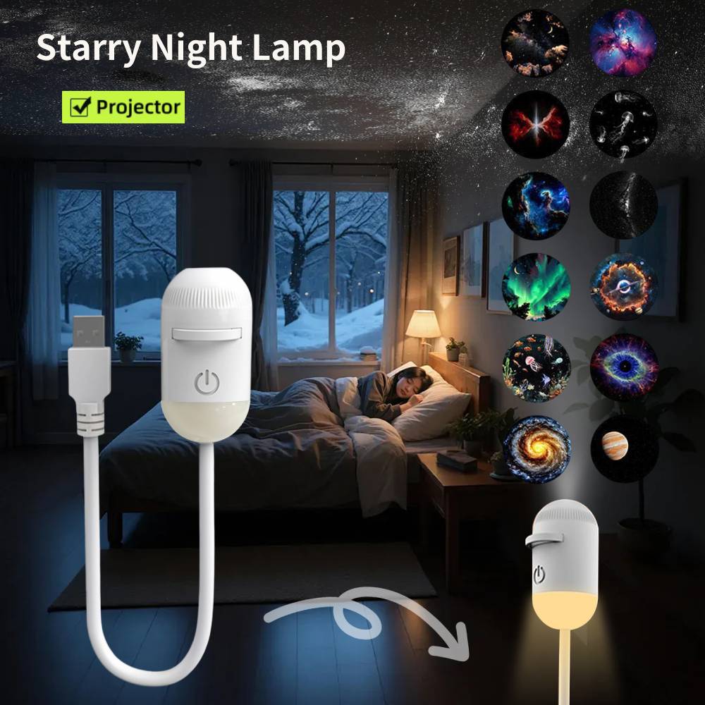 جهاز عرض ضوئي صغير للنجوم والس - مراجعة Star Projector Night وسعره
