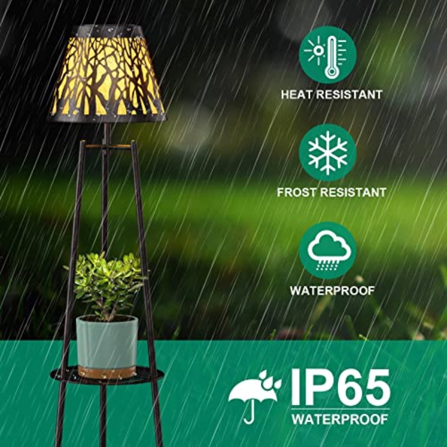 مصباح أرضي شمسي خارجي مع حامل  - مراجعة Lighting Decoration Outdoor وسعره