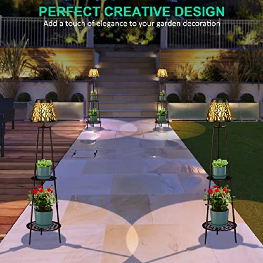 مصباح أرضي شمسي خارجي مع حامل  - مراجعة Lighting Decoration Outdoor وسعره