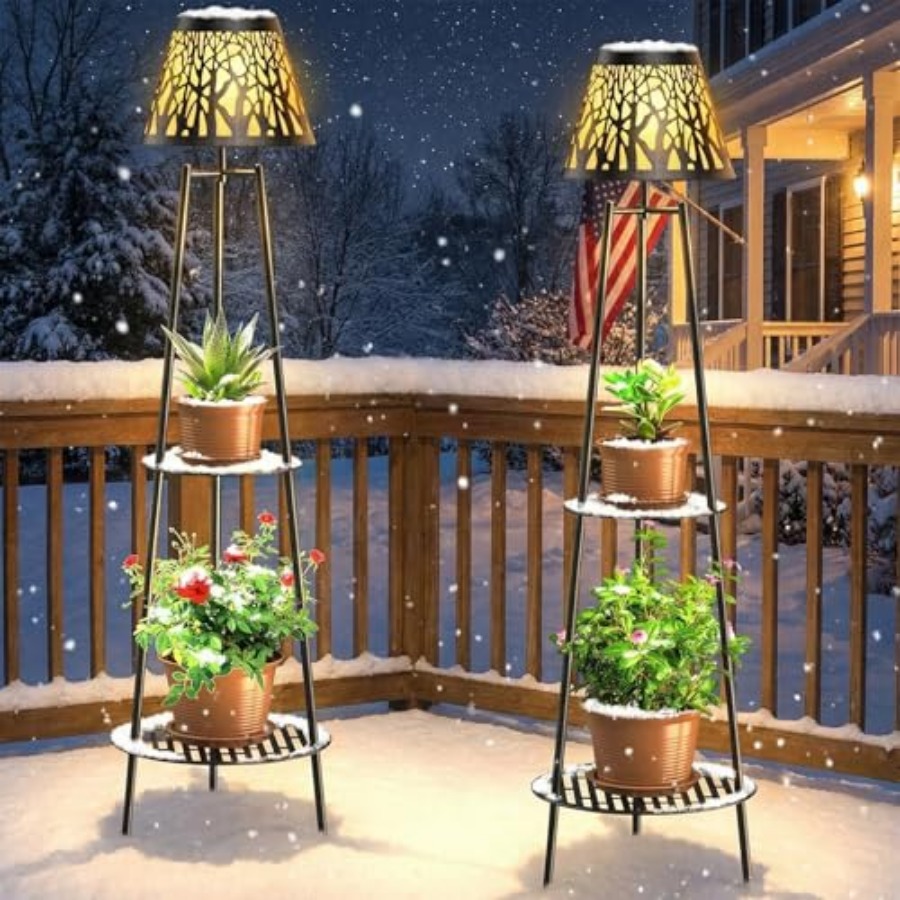 مصباح أرضي شمسي خارجي مع حامل  - مراجعة Lighting Decoration Outdoor وسعره