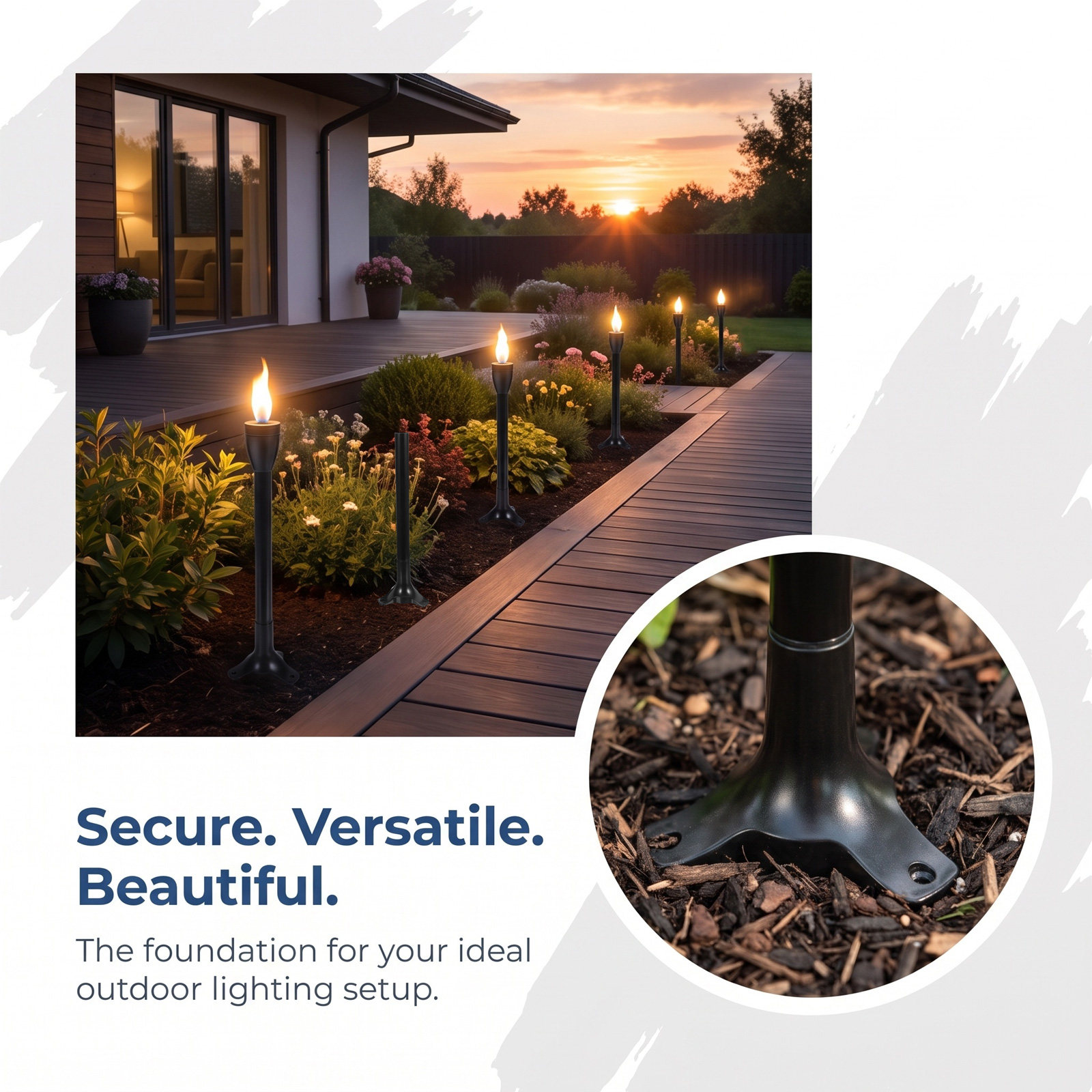مجموعة من 6 قطع من أعمدة الدعم - مراجعة Lighting Decoration Outdoor وسعره