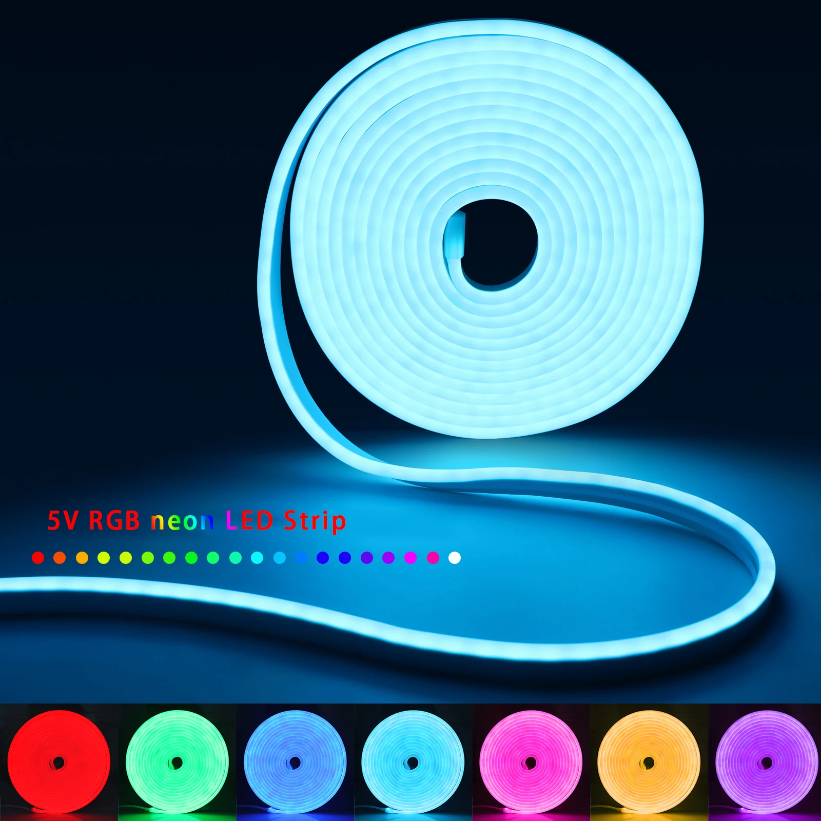 1-5 متر RGB LED شريط ضوء النيو - مراجعة Lighting Design Decor وسعره